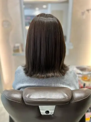 ミディアム カラー Chou所属・Chou kahoのヘアスタイル