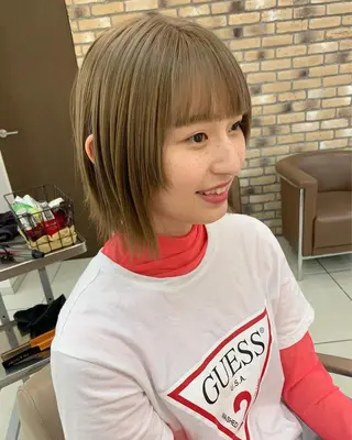 ショート カラー ママ美容師まつげ 🤍まき🤍のマツエク・マツパデザイン