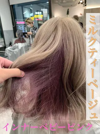 ミディアム カラー 🌻【ショート特化 美容師】いつき🌻のヘアスタイル