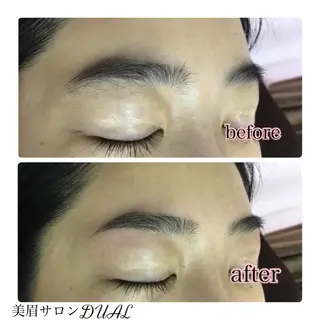 ショート ミディアム セミロング ロング カラー パーマ ヘアアレンジ ネイル マツエク・マツパ 眉毛サロン DUAL 恵比寿の眉毛・アイブロウイメージ