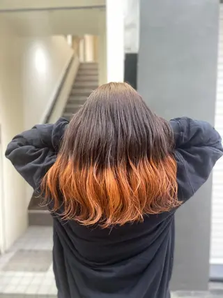 セミロング nico🏁 rihoのヘアスタイル