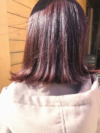セミロング カラー 埼玉久喜/ハイトーン デザインカラーRYOのヘアスタイル