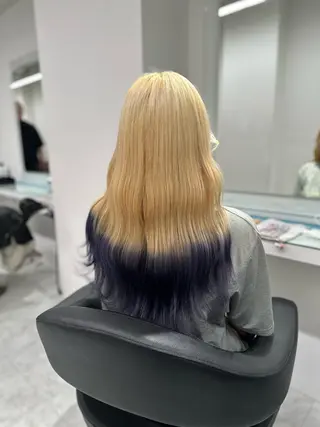 セミロング カラー ❄最強かわいいカラー ❄️MINA❄️のヘアスタイル