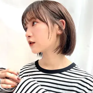 ショート カラー レイヤー専門家 ダブルカラー修のヘアスタイル