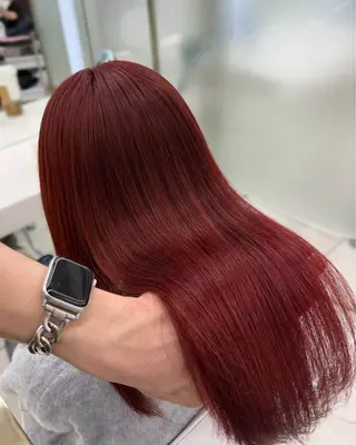 ロング カラー 期間限定リタッチ 完全無料/佐々木夏泉のヘアスタイル