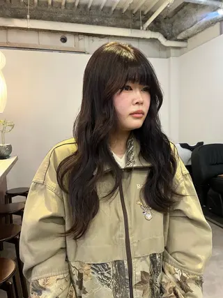 ロング カラー HEW所属・Sanaダブルカラー ✨️パルコ徒歩1分のヘアスタイル