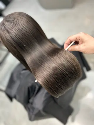 セミロング カラー ヘアアレンジ VIM hairおもろまち店のヘアスタイル