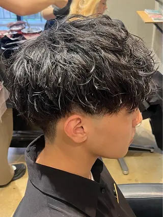 ショート メンズ みわ/博多 ブリーチ/メンズヘアのヘアスタイル