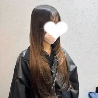 ロング 縮毛矯正/艶髪カラー /パーマ/ひふみ🌱のヘアスタイル