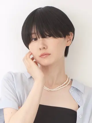 ショート 💐美しいショート× パーマ💐早坂駆留のヘアスタイル