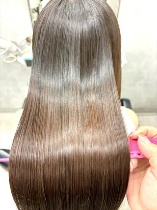 ロング カラー すぐ巻ける縮毛矯正 🍀勝倉　麗のヘアスタイル