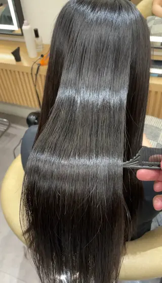 ロング カラー パーマ 巻ける縮毛矯正/ボブ 小顔カット大和田拓夢のヘアスタイル