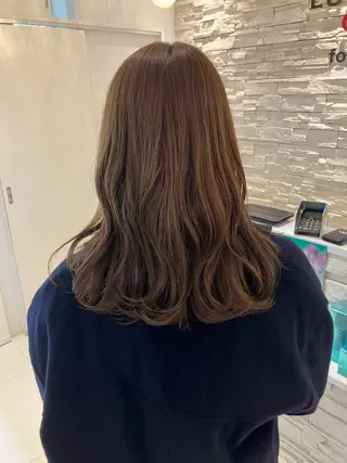 セミロング カラー 🫧垢抜けヘア🫧 SHIORIのヘアスタイル