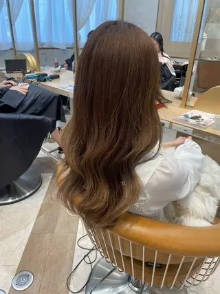 ロング Kanami/韓国風 /艶カラーのヘアスタイル