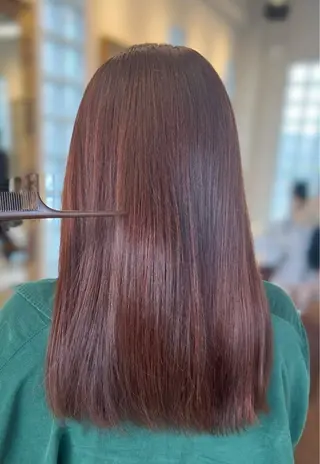 セミロング カラー 遠藤 日和のヘアスタイル