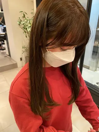 セミロング カラー riria/ボブ /ブラウンカラー🎀のヘアスタイル