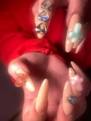 ネイル NICO nail　三軒茶屋店　ネイル＆アイラッシュ所属・oichan 𖦹°‧のネイルデザイン