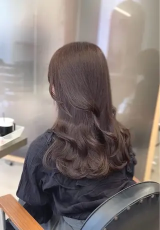 ロング カラー 宮本 優のヘアスタイル
