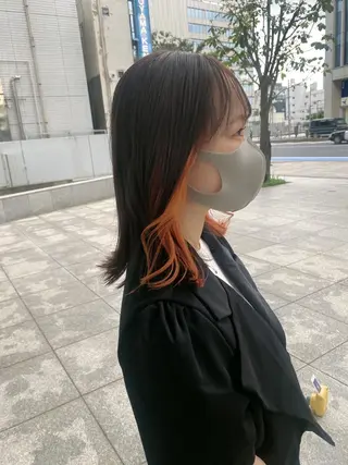 ショート カラー ヘアアレンジ 【代表】 たき〜のヘアスタイル
