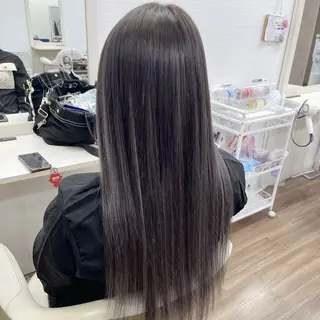 セミロング カラー GLOSS 心斎橋 山上のヘアスタイル