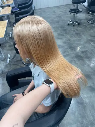 ロング カラー ハイトーン 横浜💞ミオのヘアスタイル