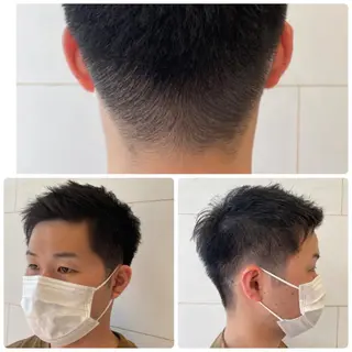 ショート メンズ 🪽羽エク/Ash 店長/折目奈央🪽のヘアスタイル