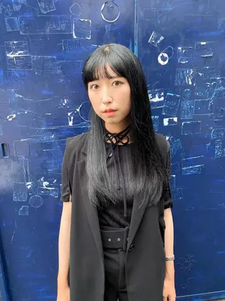 ロング 千 田のヘアスタイル