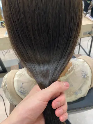 ロング メンズ縮毛矯正 ニュアンスパーマのヘアスタイル