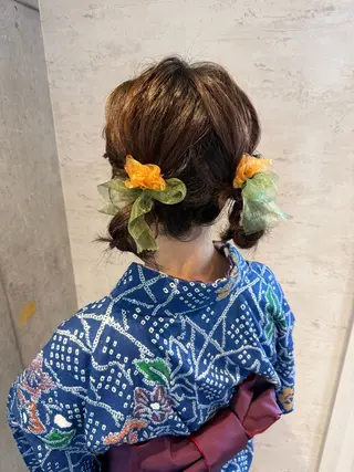 ヘアアレンジ 女性に人気♪ はやしほのかのヘアスタイル