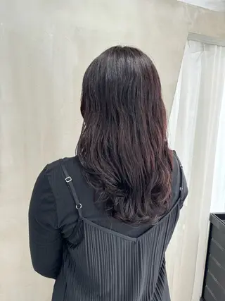 セミロング パーマ 梅田モードカラー特化 💖koichiroのヘアスタイル