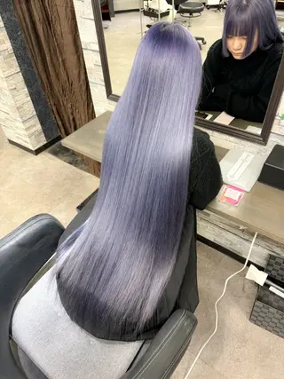 ロング カラー ハイトーンエクステ 🎩カズキ🎩のヘアスタイル