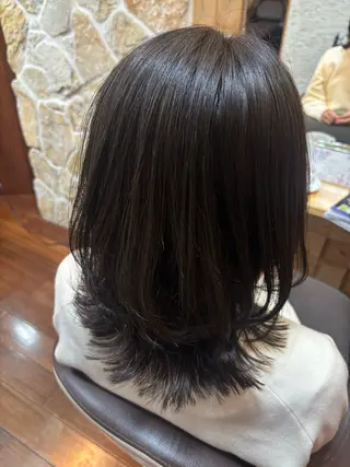 ミディアム よしかわ あいか/京都美容室のヘアスタイル