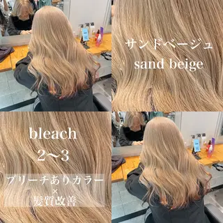 ロング カラー ️💕淡いハイトーン 💕︎︎ひかるのヘアスタイル