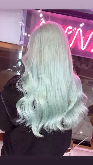 ロング カラー 初ブリーチ満足度 No.1🦋KOKIのヘアスタイル