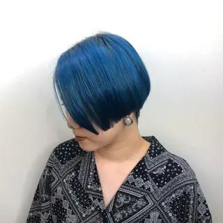 カラー ショート/パーマ/ カラー/FUKOのヘアスタイル