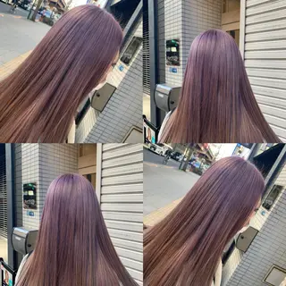 ロング カラー ヘアアレンジ 🦋韓国ヘア 坂本 菜摘🦋のヘアスタイル