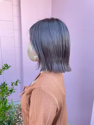 ショート カラー ベージュ/透明感/ 桃子🎀のヘアスタイル