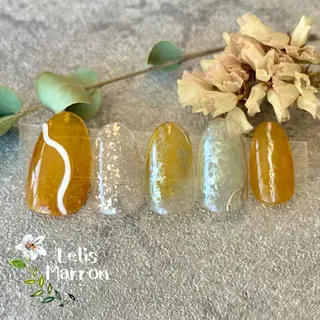 ネイル Lelis Marron所属・岸 侑李のネイルデザイン