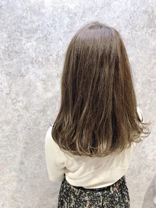 ミディアム カラー 🫟Blanco🫟 Color&Careのヘアスタイル