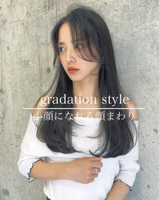 ロング 美髪艶髪/小顔カット 💎廣田浩輔のヘアスタイル