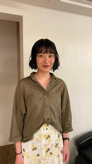 ミディアム パーマ 原宿/ケパーマ 🧺ユウマのヘアスタイル