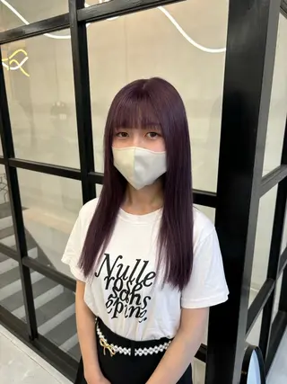 カラー MaisonHALU 松浦光咲のヘアスタイル