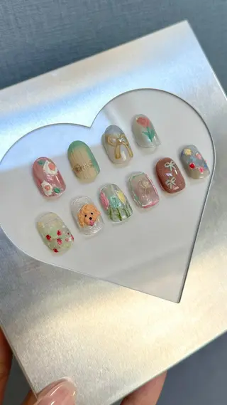 ネイル pointillé .ayaのネイルデザイン