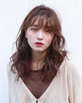 ロング カラー spooopy所属・🕊大垣 めぐみ🕊のヘアスタイル