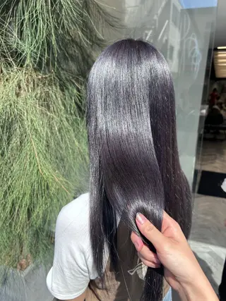 ロング カラー 冬っぽカラー/ マツエク/ゆきなのマツエク・マツパデザイン