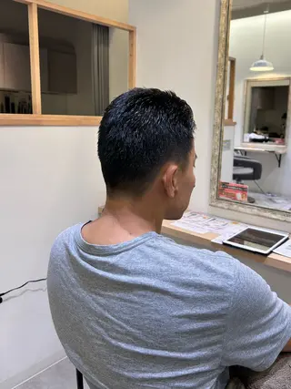 メンズ yuu 練習モデル募集のヘアスタイル