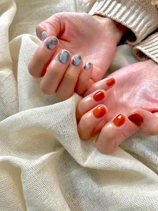 ネイル 甲府市徳行 🧸prunelleのネイルデザイン