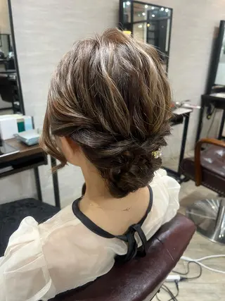 ロング カラー ヘアアレンジ 🫧ぷる艶カラー🫧 Yuubi🦩のヘアスタイル