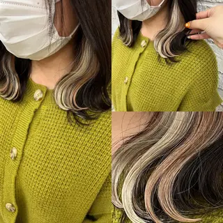 ミディアム エクステ＆艶カラー 🎀YURINA🎀のヘアスタイル