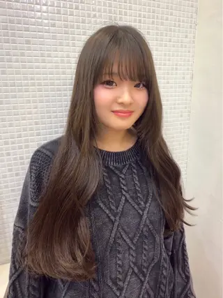 ロング カラー 【azure横浜】 🧸misaki🌸のヘアスタイル